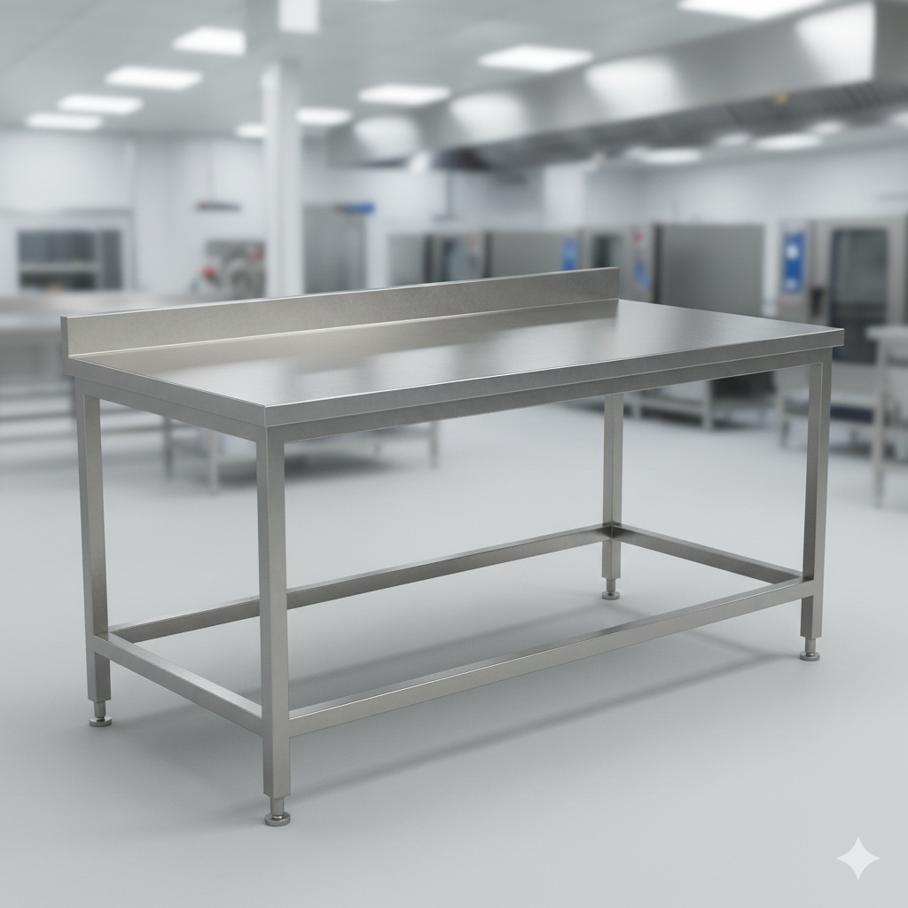 Mueble en acero inoxidable fabricado para industria